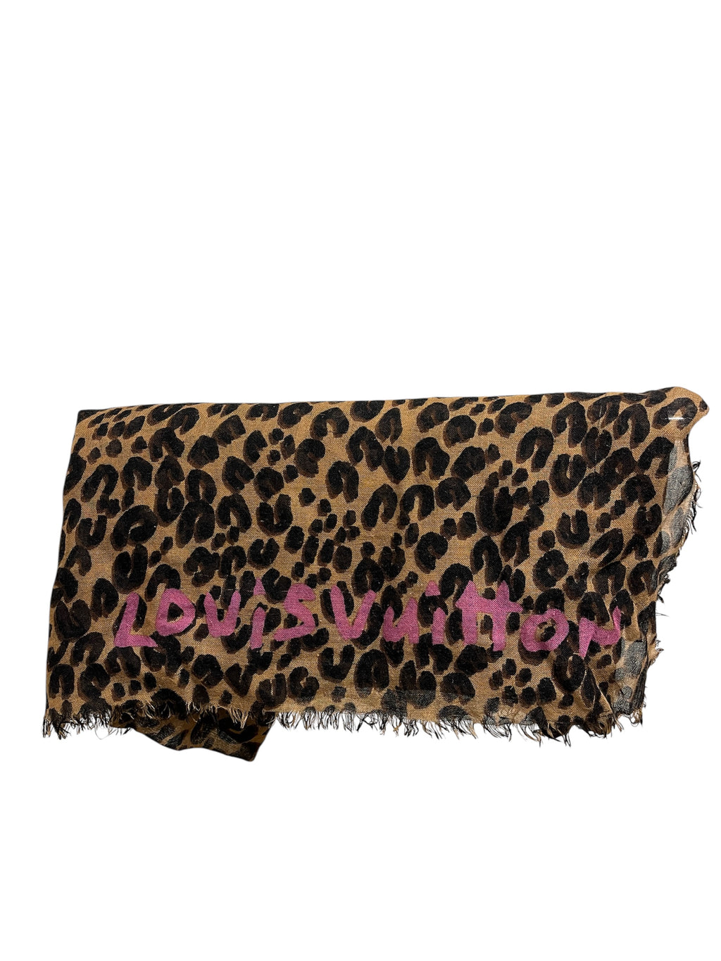 Louis Vuitton Stephen Sprouse Leopard Print Shawl